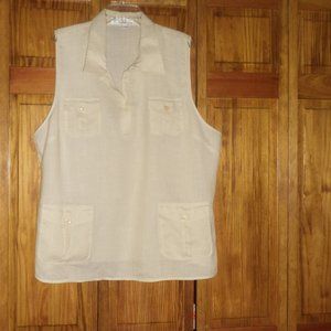 EXCLUSIVE BY SHERRY TAYLOR sleeveless top sz 3X
